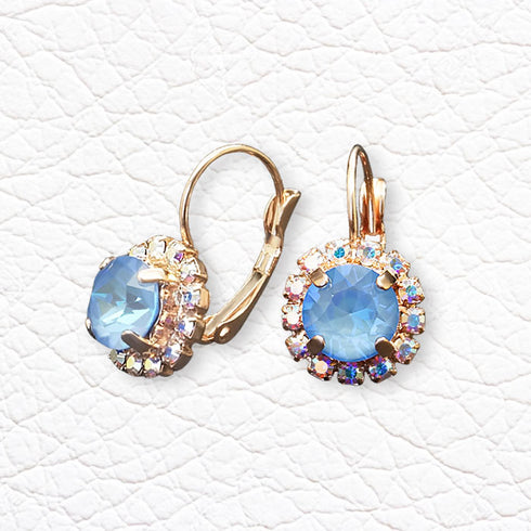 Auskarai "Krāšņums II (Ocean DeLite)" su Swarovski™ kristalais